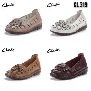 รองเท้าส้นเตี้ย clarks Kd-319 สําหรับผู้หญิง