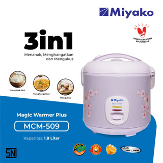 Magic Com Miyako MCM509 - Magic Warmer Plus - Rice Cooker - 1,8 Liter