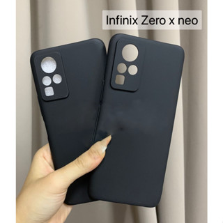 เคสนิ่ม เนื้อแมตต์ สีดํา สําหรับกล้อง INFINIX ZERO X NEO