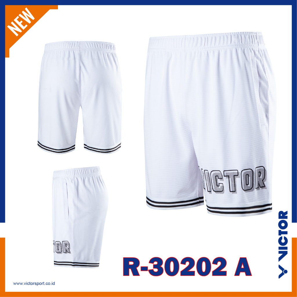 Victor BADMINTON TROUSERS R30202 A / VICTOR R 30202 สีขาว