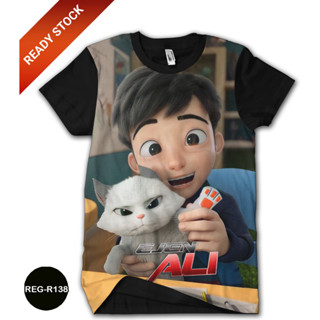 Ejen Ali เสื้อยืด ลายการ์ตูนแอนิเมชั่นทีวี 3D สําหรับเด็ก REG-R138