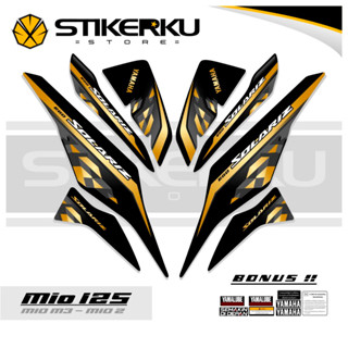 สติกเกอร์ MIO 125 6th MOTIF STICKER MIO M3 Z 125 SOLARIZ สําหรับติดตกแต่งเสา ลิสต์ เสา เรียบง่าย