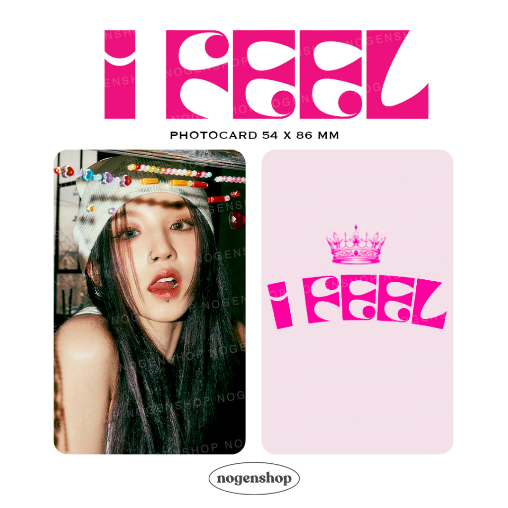 พีซี (G) I-DLE GIDLE I FEEL PHOTOCARD [FANMADE]