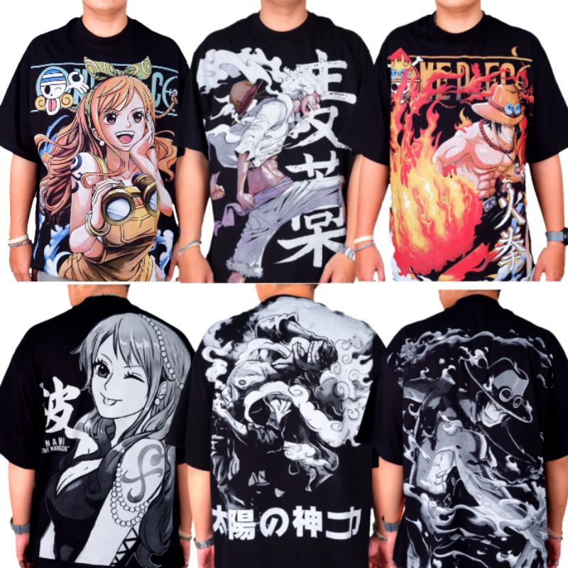 LUFFY GEAR 5 OVERSIZE TEES LUFFY GEAR 5 เสื้อยืด ONE PIECE ANIME MANGA เสื้อยืด