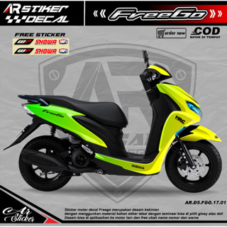 สติกเกอร์รูปลอก แบบเต็มตัว สําหรับรถจักรยานยนต์ Yamaha Freego Freego D5 017 Dekal