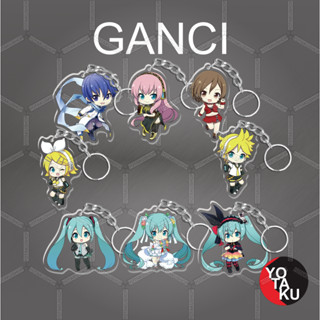 พวงกุญแจอะคริลิค ลายอนิเมะ Vocaloid Series 1st Hatsune Miku Kaito YOTAKUSHOP