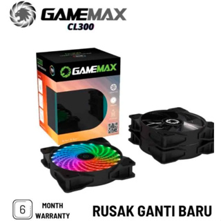 Gamemax PC พัดลมระบายความร้อน เคสพัดลม 3 ชิ้น RGB CL300