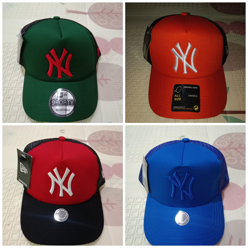 NY Mesh Hat / NY Trucker Hat / NY หมวกเบสบอลตาข่าย Unisex