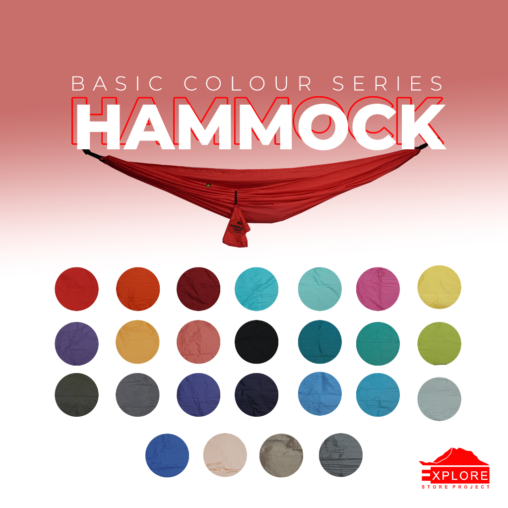 EXPLORE STORE PROJECT || HAMMOCK SINGLE BASIC + S HOOK