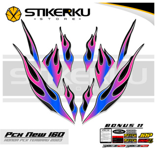 สติกเกอร์ PCX 160 MOTIF 5 รุ่นไฟ PCX160 LIST Pole Unique SIMPLE ORI STICKER STICKER STIPING ABS HONDA สําหรับติดตกแต่งรถยนต์