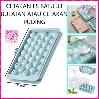 JA CETAKAN ES BATU BULAT 33 SEKAT / ALAT PENCETAK PUDDING HOMEMADE