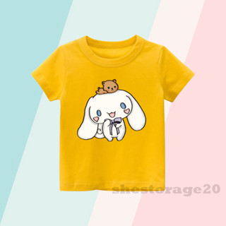 เสื้อยืด พิมพ์ลาย CINNAMOROLL CUTE CINNAMOROLL สําหรับเด็กผู้หญิง