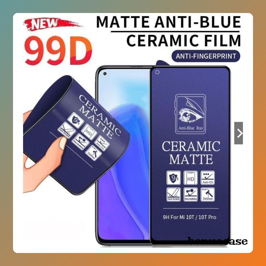 เซรามิกเต็มสีฟ้าMatte Glare MBสําหรับVivo Y01 Y02 Y1s Y11 Y12 Y12S Y15 Y15S Y16 Y17 Y19 Y20 Y21 Y22 