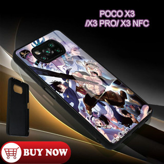 [MT13] เคส Tpu เคลือบเงา สําหรับ XIAOMI POCO X3 | X3 PRO|X3 NFC | Poco X3 GT |เคสเคลือบเงา Pic HD BLACK CLOVER Motif| เคสร่วมสมัย คุณภาพดี |Xingshop