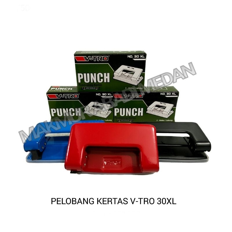 V-tro Paper Punch 30XL 40XL 85XL/Paper Punch/Paper Punch/2 Hole Perforator/Paper Punch พร้อมมาตรวัด 