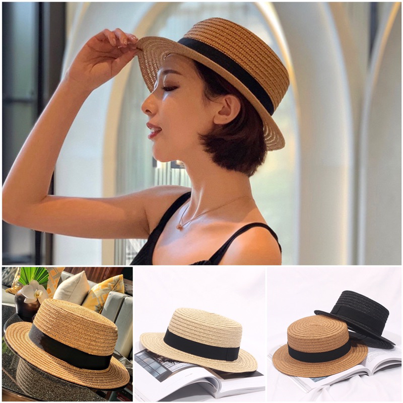 MARCY HAT BALI BEACH HAT WOVEN STRAW HAT