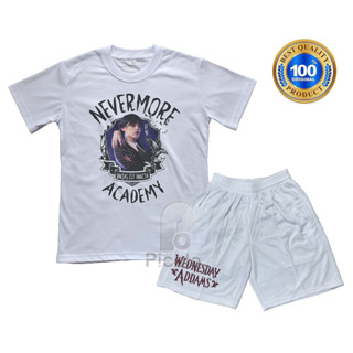 (ฟรีชื่อ) เสื้อยืด ลาย ADDAMS WEDNESDAY UNISEX ADDAMS WEDNESDAY