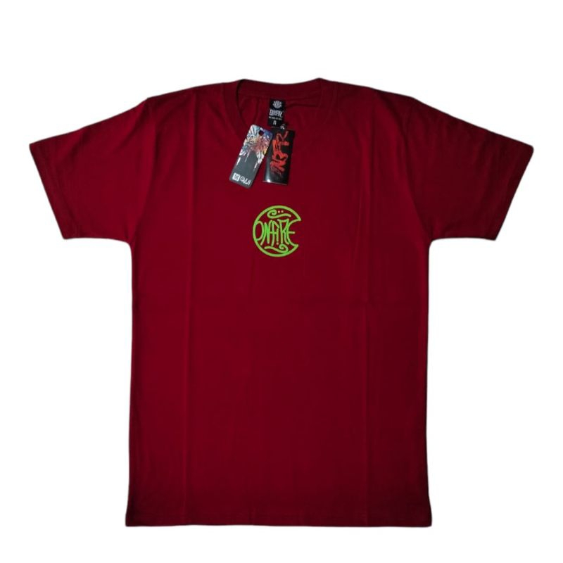 KATUN Onfire เสื้อยืดแขนสั้นผ้าฝ้าย Maroon สําหรับผู้ชายและผู้หญิง