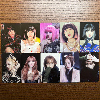 Blackpink PHOTOCARD PC ของแท้ สีชมพูดํา ความบันเทิง 10 YG 1 ชุด