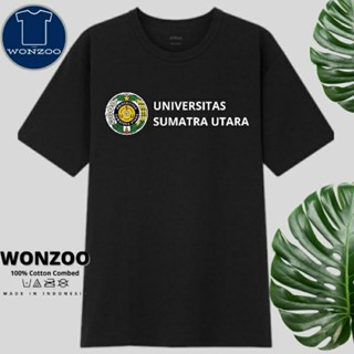 เสื้อยืด พิมพ์ลายมหาวิทยาลัย North SUMATRA คุณภาพสูง