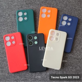 Tecno Spark Go 2023 Softcase Macaron Square / Case เคสขอบสี่เหลี่ยม Tecno Spark Go 2023