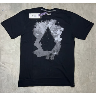 เสื้อยืด ลาย Amd 007 VOLCOM สีดํา และสีขาว สําหรับผู้ชาย