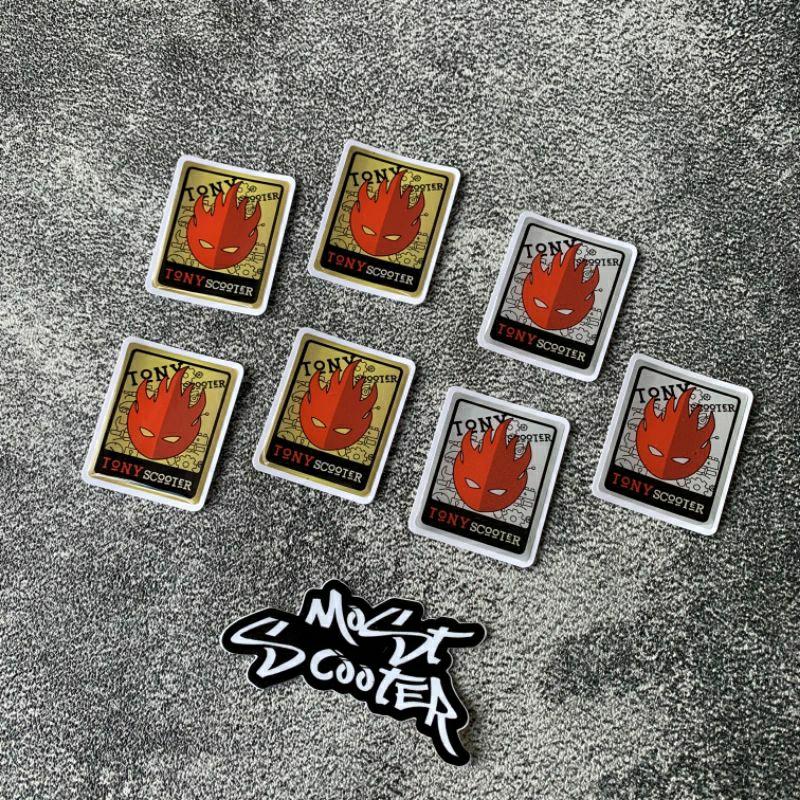 Vespa Matic Tony Scooter Tie Emblem