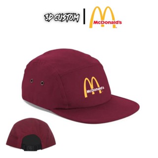 หมวกแก๊ป Mcdonalds Snapback 5 Panel สําหรับผู้ชาย และผู้หญิง