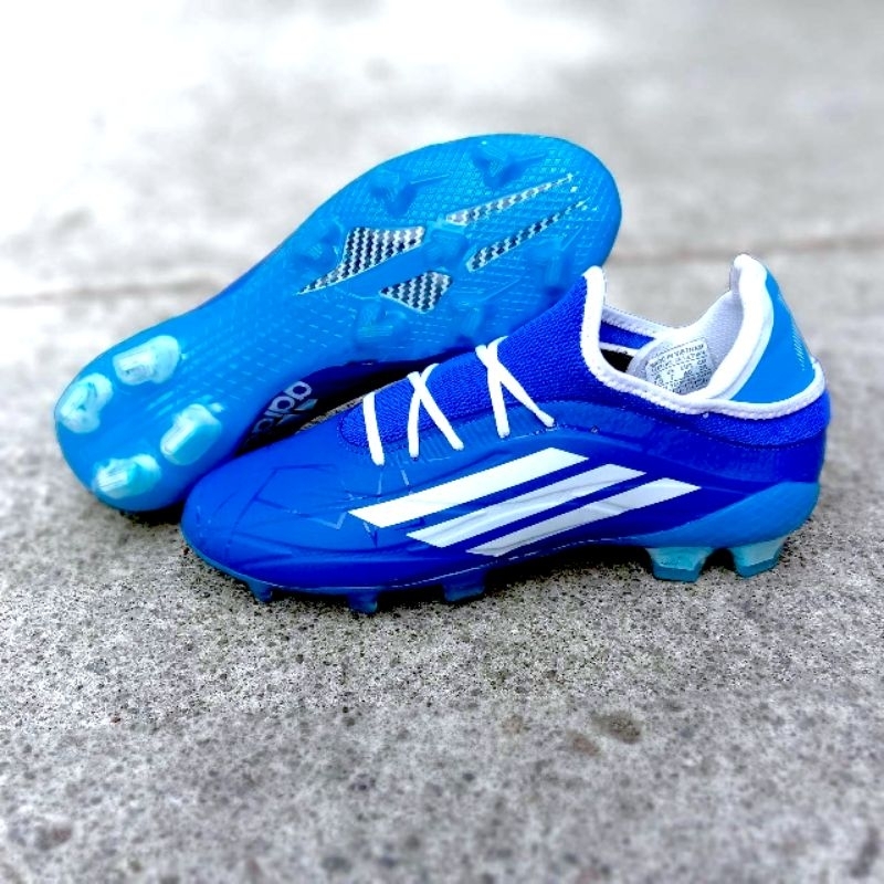 รองเท้าฟุตบอล Adidas Predator Adizero X Blue Semiboot