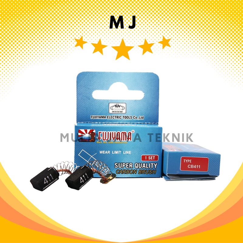 CARBON BRUSH 411 FUJIYAMA / SPUL / BROSTEL / CHARCOAL CB 411 FUJIYAMA / CHARCOAL SPUL / CB 411 / FUJ