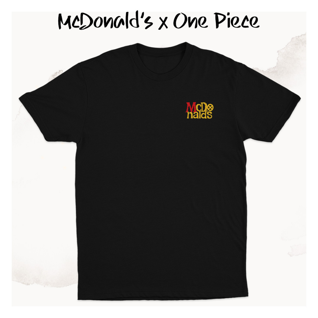 เสื้อยืดโลโก้ McDonalds X One Piece K0213