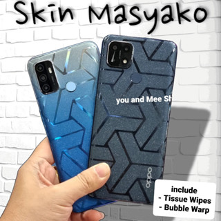 สติกเกอร์ใส ป้องกันรอยขีดข่วน ลายหุ่นยนต์เห็ด สําหรับ OPPO A54 A55 A52 A53 A57-2022 A77s A74-4G A74-5G A76 A92 A91 A95 A96 A77 S