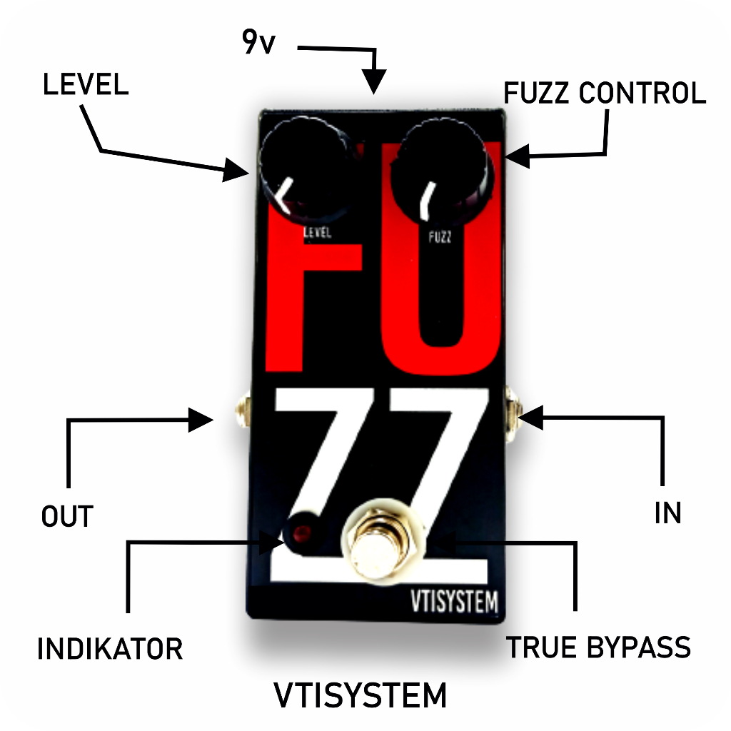 เอฟเฟคกีตาร์ Fuzz Face VTISYSTEM