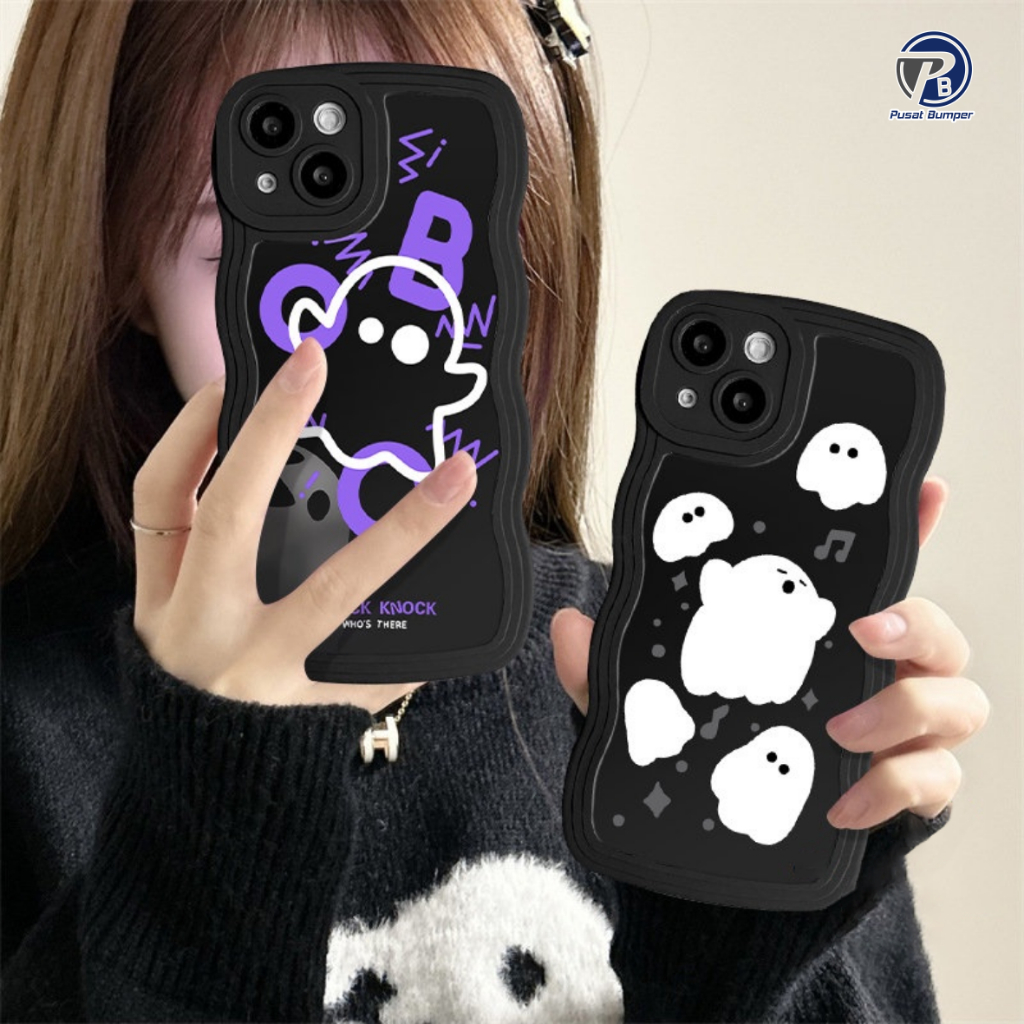 SS816 SOFTCASE CASE TPU GHOST CARTOON สําหรับ XIAOMI REDMI หมายเหตุ 4 5A PRIME 5 7 8 9 10 11 12 POCO