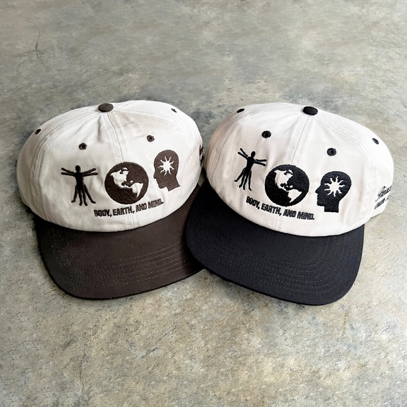Preace Body Earth & Mind Twotone 6 Panel Cap (ลูกค้าทั่วโลก)