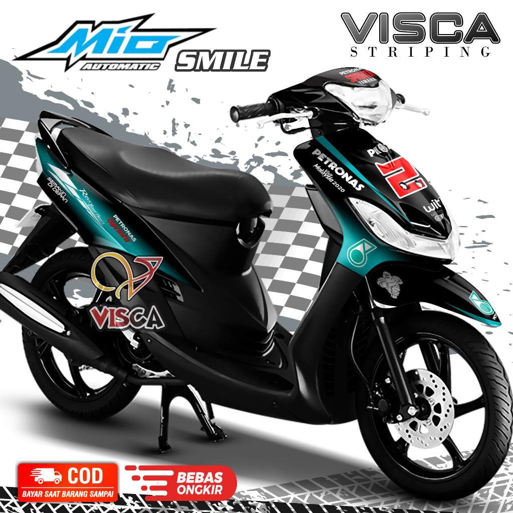 Mio Smile Decal - Mio Smile Sticker - Mio Smile Full Body Decal - Mio Smile Variation Striping - Mio