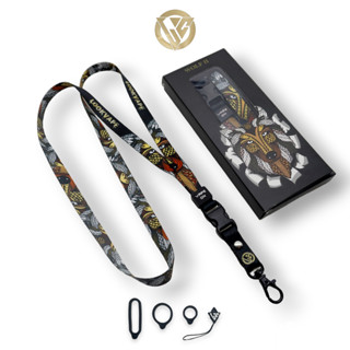 Wolf-2 เชือกเส้นเล็ก รุ่นหมาป่า (1 ซม.) Editon - Premium Lanyard LC