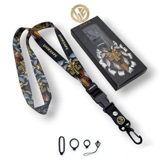 Wolf-2 เชือกเส้นเล็ก รุ่นหมาป่า (1.5 ซม.) Editon - Premium Lanyard LC