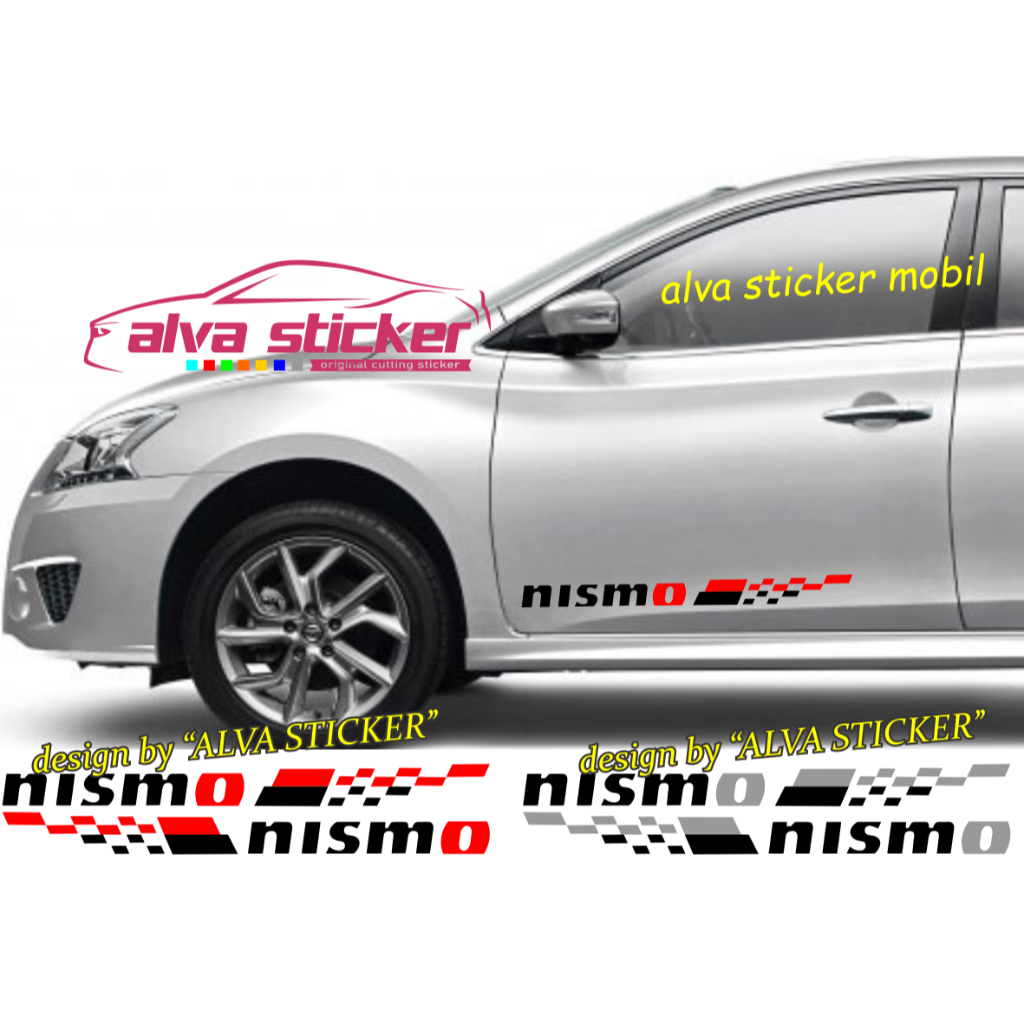 สติ๊กเกอร์ติดตัวถังข้าง Nismo เท่รถยนต์ nismo ทุกรุ่น