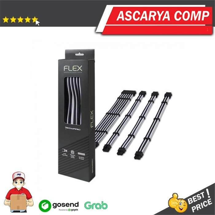 ตกลง!! PSU Extension Tecware Flex Sleeved Extension Cables Set Ds3
