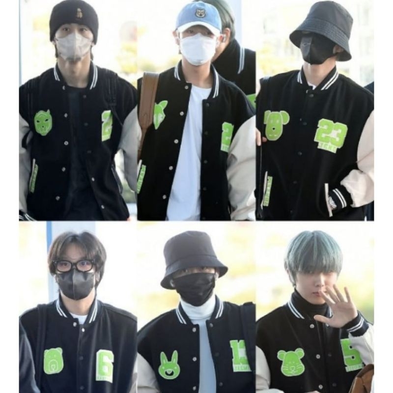 เสื ้ อแจ ็ คเก ็ ต VARSITY ตัวละครในฝัน Nct
