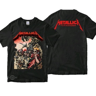 เสื้อยืด พิมพ์ลาย metallica The Four horsemen พรีเมี่ยม สําหรับผู้ชาย