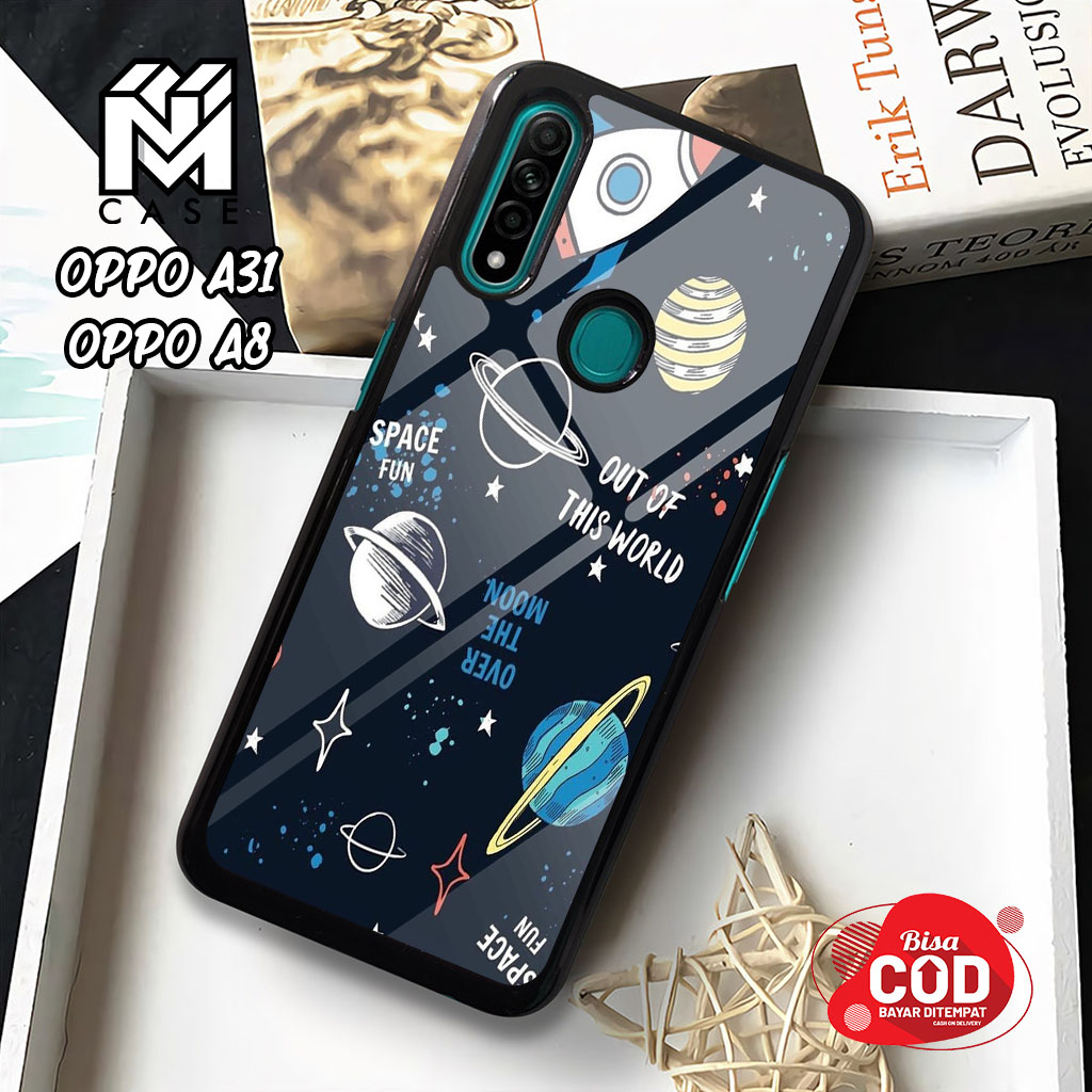 เคส NM - ล่าสุด Oppo A31 2020 / A8 เคสโทรศัพท์ - 39 - เคสแฟชั่น Magical Space Casing Hp Case Softcas