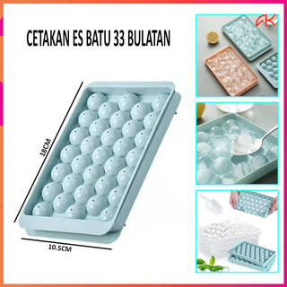ANK CETAKAN ES BATU BULAT 33 SEKAT / ALAT PENCETAK PUDDING HOMEMADE