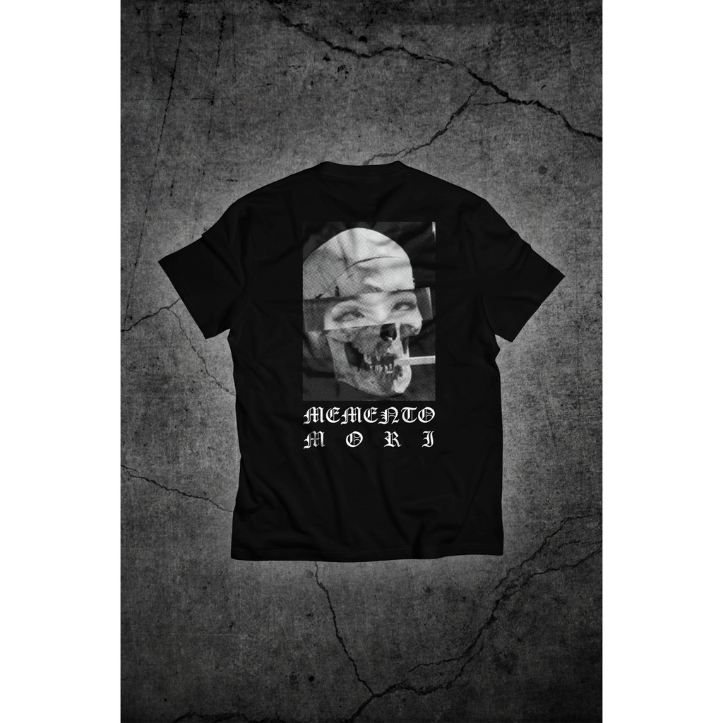 Dark Ageth - เสื้อยืดสีดําผู้หญิง - Memento Mori