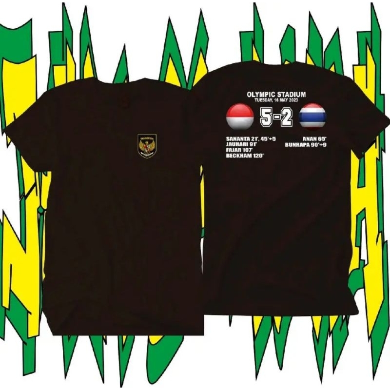 เสื้อยืด Indonesia vs thailand 5-2