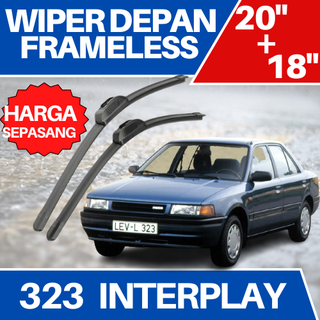 [คู่] ที่ปัดน้ําฝน Mazda 323 INTERPLAY INTER PLAY FRAMELESS WIFER Package