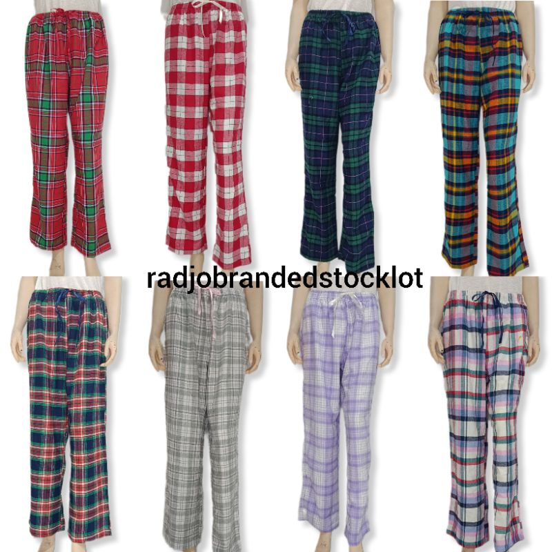 TARTAN กางเกงผ้าฝ้าย C74