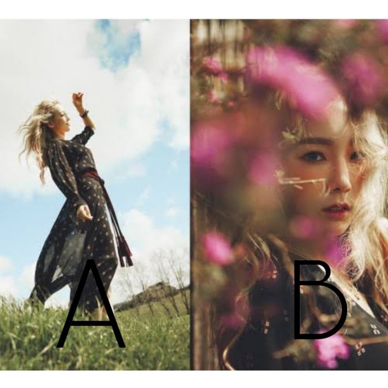 โปสเตอร์อย่างเป็นทางการ Taeyeon The First 1st Mini Album I พับ
