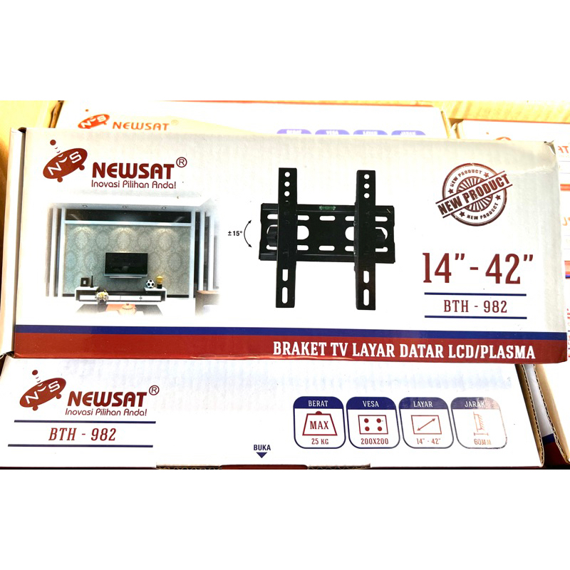 GANTUNGAN TV BRACKET LED LCD TV HANGER 14 - 42 นิ้ว LAVELA 14 นิ้ว 32 นิ้ว 42 นิ้ว 14 Shatter 32 หลั